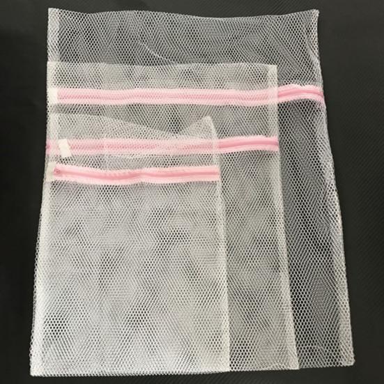 Wäschesack, tragbar, faltbar, atmungsaktiv, Netz-Wäschesäcke mit Premium-Reißverschluss für den Haushalt