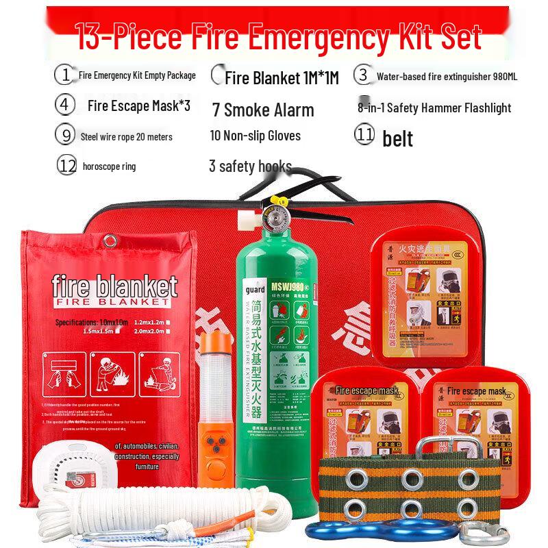 OLOMM Home Fire Emergency Escape Kit Standard