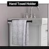 1PC Stainless Steel Toilet Roll Holder Kitchen Bathroom Roll Towel Rack Napkin Hanger Non Perforated Design For Easy Installatio