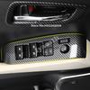 For Toyota Alphard Vellfire 30 series 2016- ABS carbonfiber Window Lift Control Cover  glass Switch Lift button Panel Cover