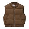 Korean Fashion Women's Short-Sleeve Down-Cotton Padded Vest Autumn Winter Loose Cotton Sleeveless Jacket Gilet