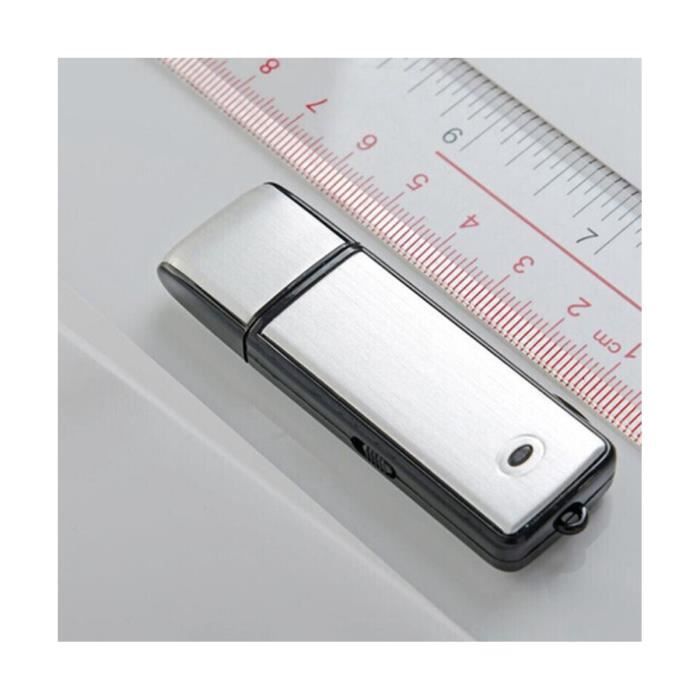 Enregistreur Vocal USB 32G Clé USB Enregistreur Audio Vocal NuméRique Rechargeable pour Enregistrement D'Interview de RéUnion sur PC