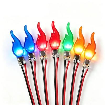 LED Flame Filament DC 3V COB Candles Lamp With Flickering Flame DIY Welding With Strip Line Decoration Light Bulb Accessories