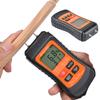 Two Pins Timber Damp Detector Backlit Digital Tree Moisture Tester with Temperature Display for Building Materials Wood Wall
