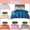 Solid Color Duvet Thickened Warm Goose Down Filling Quilt Natural Winter Blanket