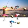 3Pcs Fishing Sequins Lures Baits Metal Fishing Lures, Spoons Hard Fishing Lures Fishing Spoons Lures Triple Hook Set