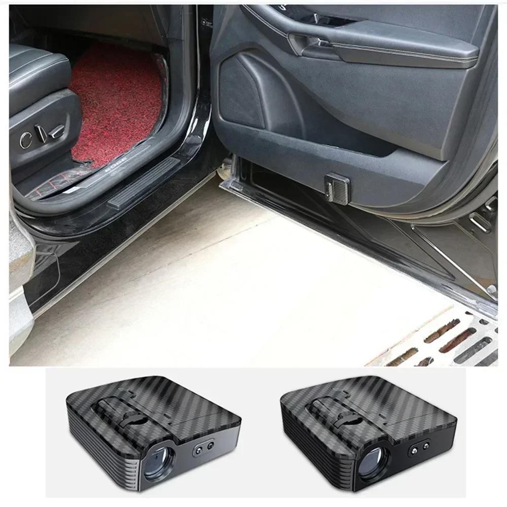 zpebr9 2Pcs car LED welcome light HD logo projection lamp is suitable for Volvo V40V60LS80XC60XC80XC90 car lighting supplies.