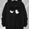 New Autumn/winter Men's and Women's Hoodies, Featuring Cool and Stylish Face Prints, Perfect for Everyday Casual Wear and Fashion.