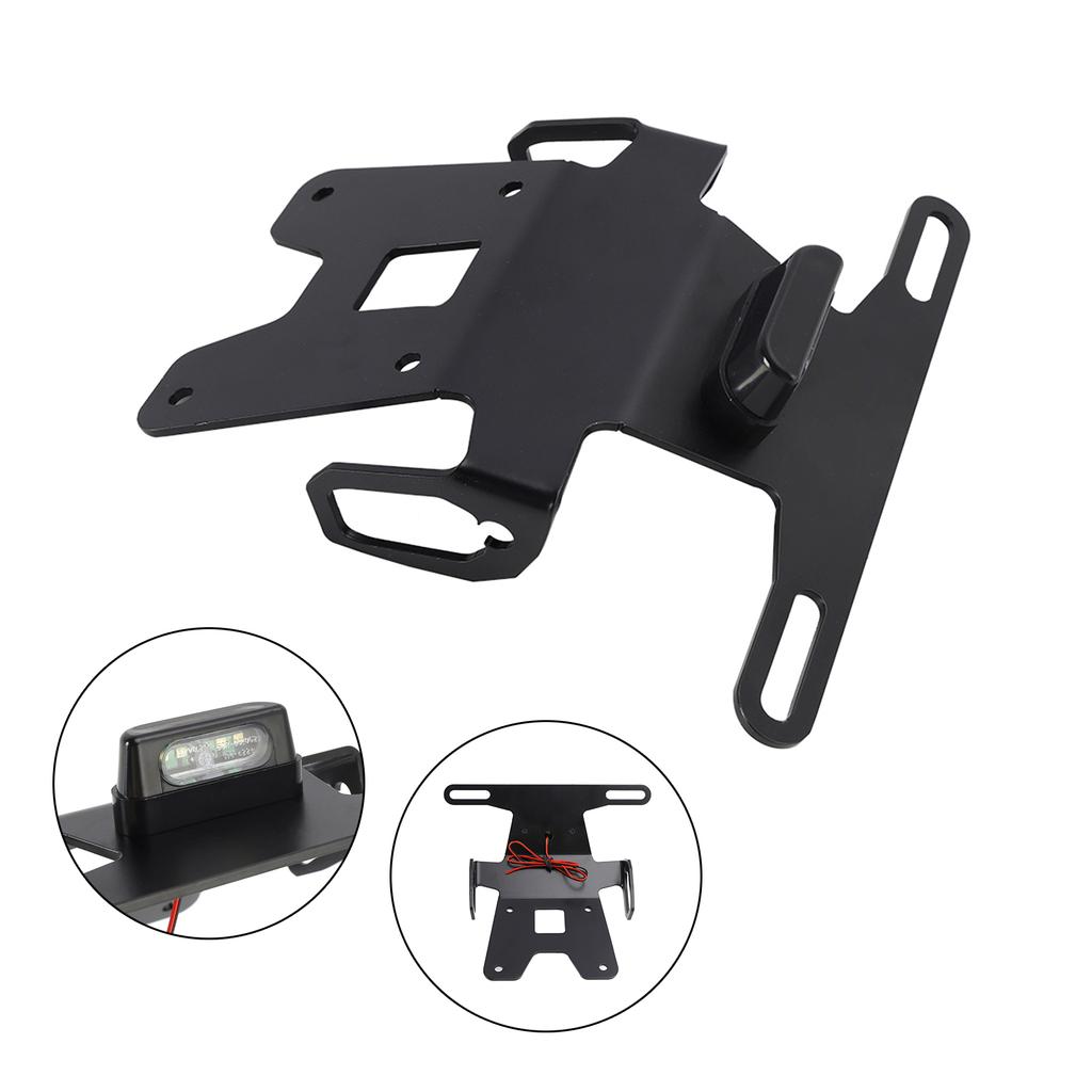 Aluminum Alloy License Plate Holder Frame Bracket Fit for KAWASAKI Z650RS 2022-2024