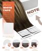 VeSunny Remy Tape In Hair Extensions Brazilian Human Natural Hair 12-22 inches 30&50G Balayage Human Hair Extensions