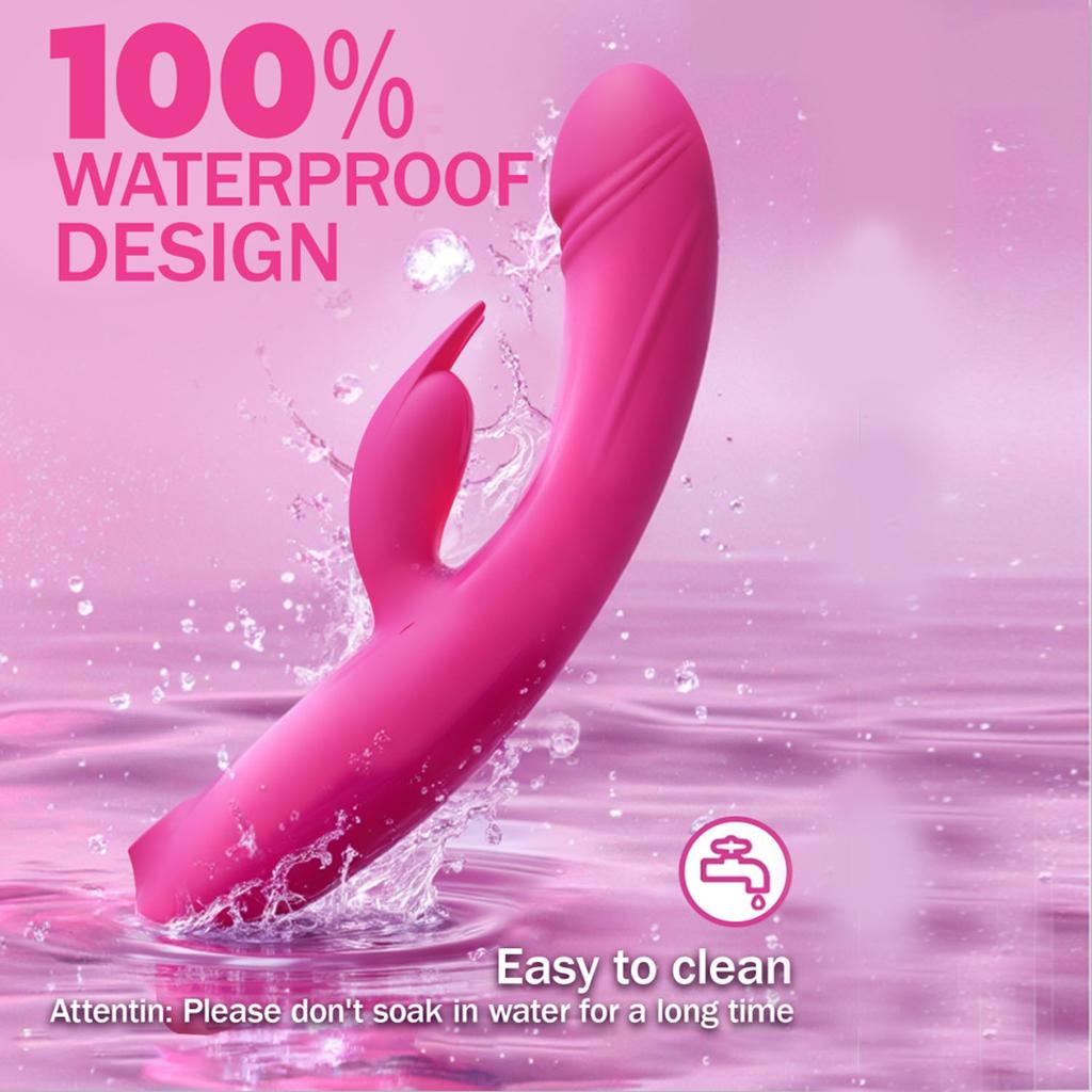 3 in 1 Rabbit Clitoral Vibrator with Multi Sucking Mode Female Male G-spot Anal Stimulation Sex Toys