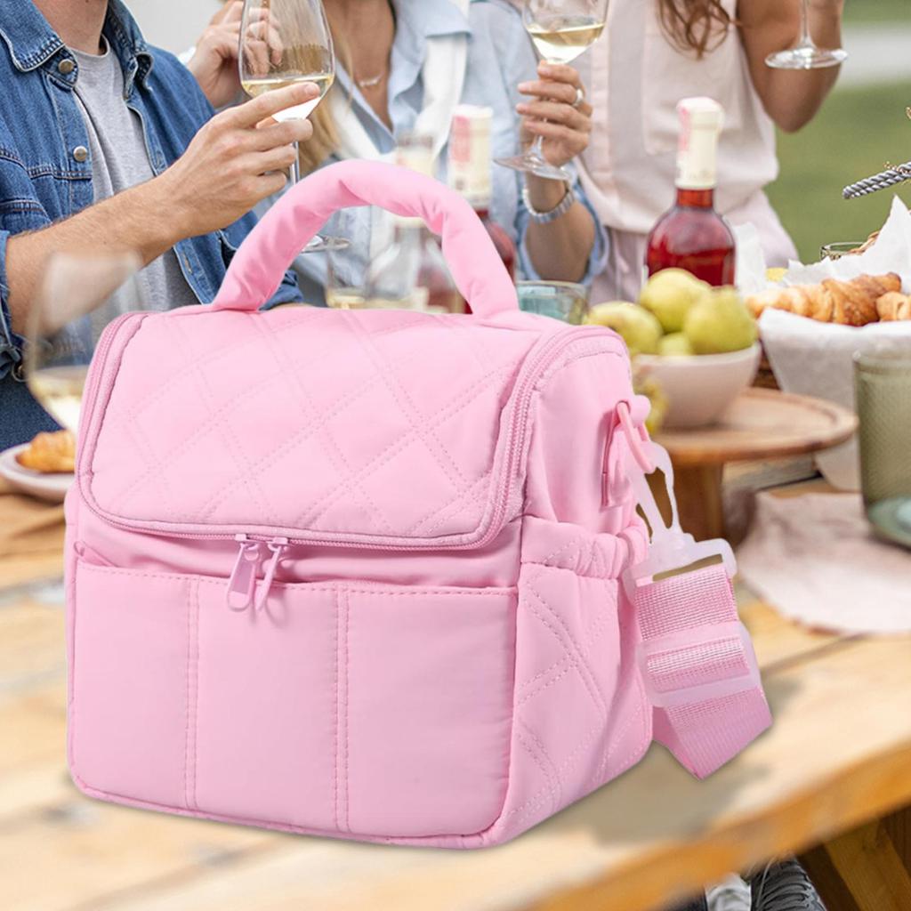 Women Lunch Bags For Work Leakproof Food Carrier Insulated Lunch Box Tote For Kindergarten Camping Hiking Travel Commuting Daily