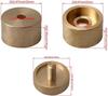 All-Copper Trumpet Parts & Covers Kit for Modification and Repair