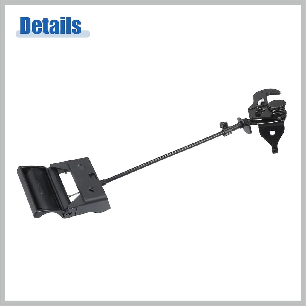 Car Hood Latch Front Hood Latch Assembly Fit for Hyundai Santa FE 2013-2019 No.811402W000 - Pack of 1 Replacement Car Parts