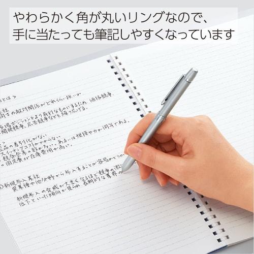 KOKUYO Notebook Soft Ring Dotted B Ruled A6 50 Sheets 2 Book Set S-SV351BT-LBX2SET Light Blue (Blue)