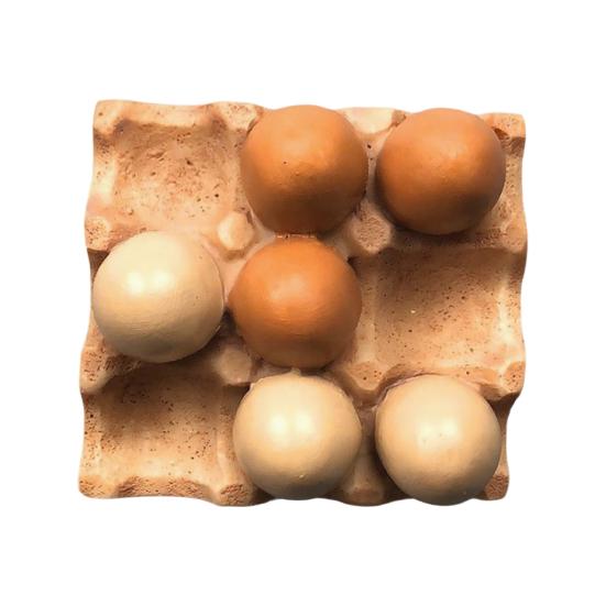 Simulated Egg Refrigerator Magnet Resin 3D Egg Decorative Fridge Magnet Memo Notes Po