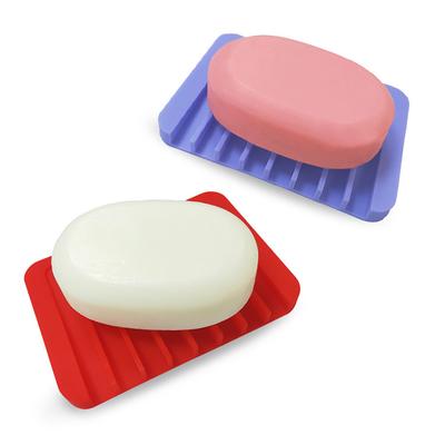 Silicone World Rutschfestes Heimwerker-Silikon, flexibles Badezimmer-Tablett, Seifenkiste, Seifenschalen, Tellerhalter, Tablett, Seifenregal