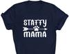 Staffy Mama T-and Kids Tshirt: Women's Dog Mom Gift