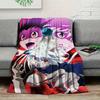 Hunter X Hunter Anime Flannel Throw Blanket, Soft Blanket for Sofa Bed, Pitou Character Print Home Decoration Fan Gift