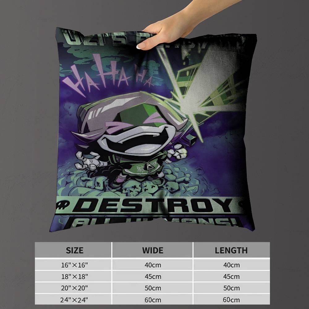 M-Murder D-Drones Decorative Room Aesthetics Pillow Case Home Decor Bedroom Sofa Bed Couch Pillow Cover 45X45