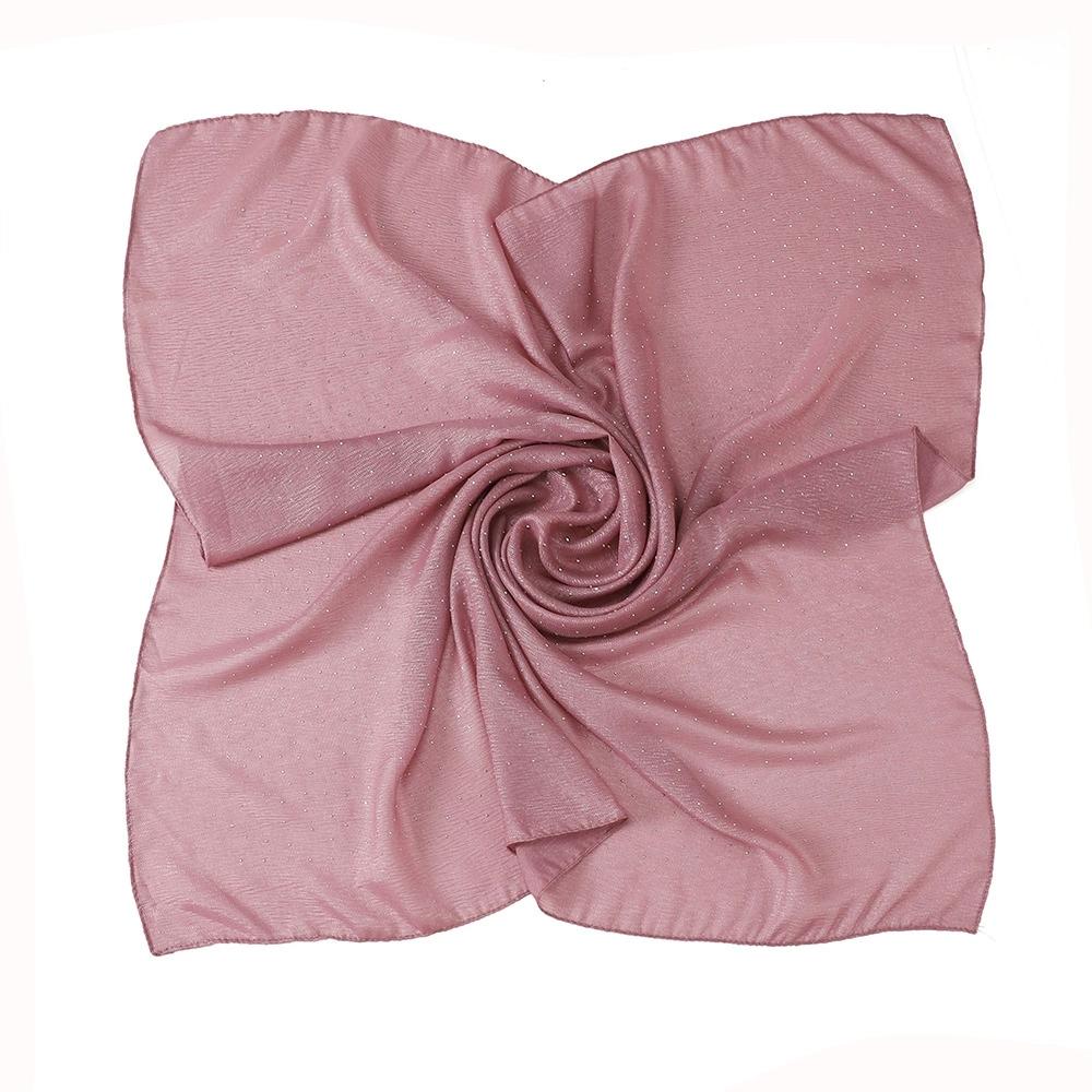 Women Malaysian Square Scarves Foulards Female Bandana Lady Hijabs 90CM