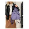 Women Triangle Large Capacity Nylon Backpack with Adjustable Straps for Daily Commute Travel