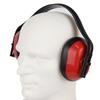 Robustt Earmuffs for Noise Reduction (pack of 1, Red and Black) Rating 21 Decibel 3 Position Adjustable Earmuffs with Soft Foam Filled Cusion