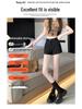 Women's High-Waist Khaki A-Line Shorts - Slim, Petite, Versatile Summer Wear