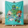 Rugrats Flannel Blanket, High quality Comfortable for All Seasons, Home Decor, Warmth and Comfort