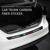 Car Door Threshold Strips Car Trunk Rear Bumper Protective Carbon fiber Leather Stickers For Toyota Camry Yaris Hilux Corolla HZ0