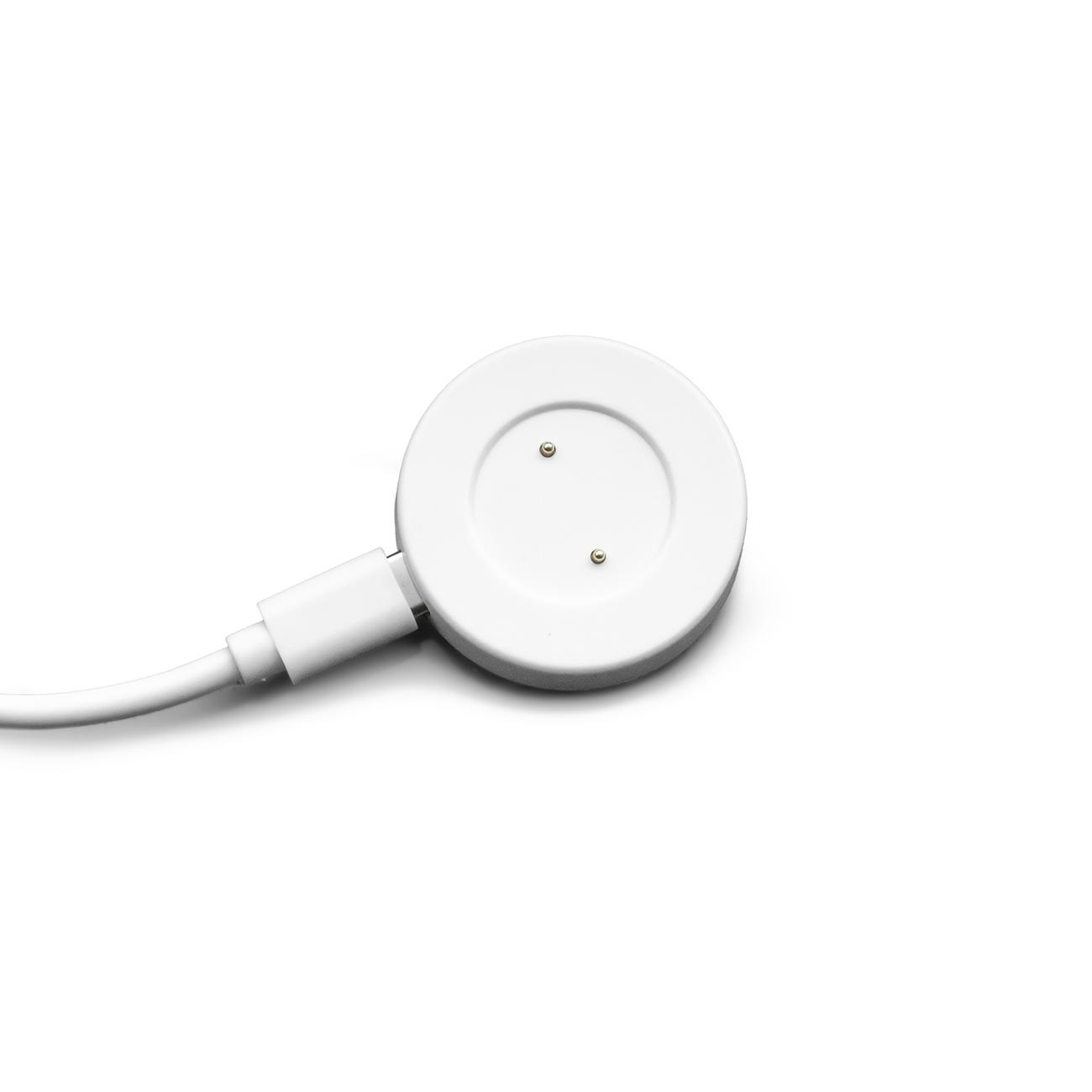 Caricabatterie induttivo per smartwatch Huawei, magnetico, USB-A, 1m, bianco