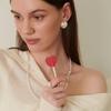 Cotoit Heart Shell Earrings Big(20mm)