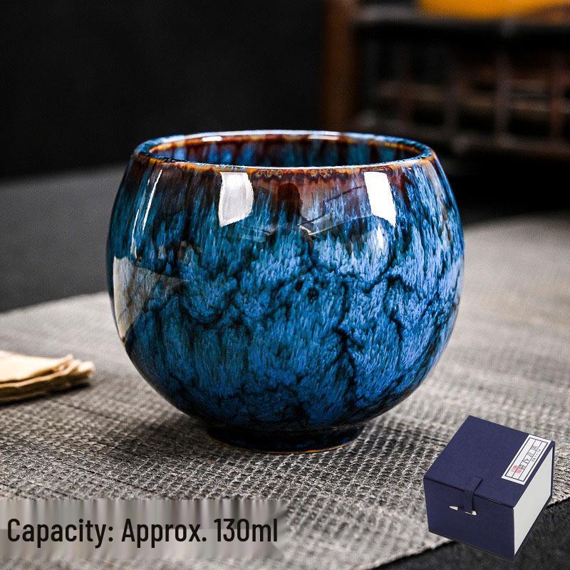 Five Elements Large Capacity Kung Fu Tea Cup - Master Tasting Cup with Gift Box