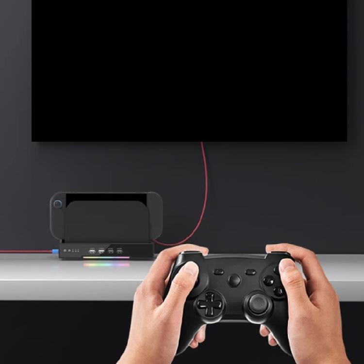 Enhances Cooling Dock with Double Fan System Multifunctional Wall Mountable Stable Brackets Game Spare Part for switch2