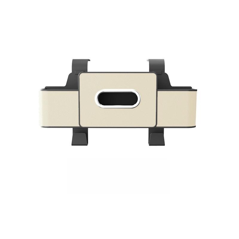 

Universal 4-In-1 Car Seat Storage Box Tissue Rack Cup Slot Hook Mobile Phone Rack Durable And Multi-Functional Car Storage Bag белый