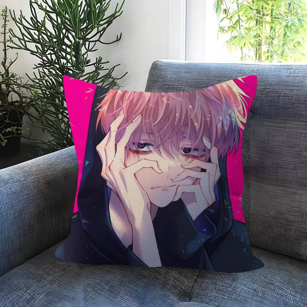 Cartoon Anime TTamons BSide Manga Cushion Cover Pillowcase Upholstery Sofa Throw Pillow Home Decor Pillowcas