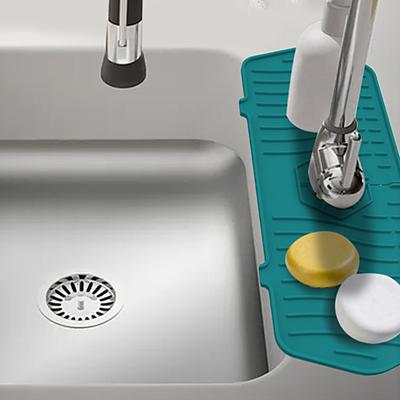 Büyük Hiçbir Koku Temizleme Kolayca Pratik Su Sıçrama Koruyucu Mat Mutfak Lavabo Koruyucu Ev Musluk Drenaj Pedi