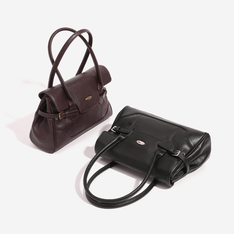 2026 Autumn and Winter New Bost Bag Shoulder Crossbody Bag Commuting Large Capacity Armpit Fashiable Tote Bag