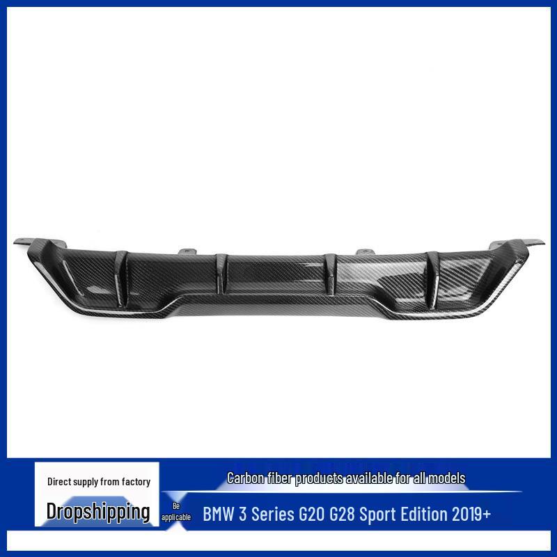 BMW 3 Series MP Sport G20/G28 Rear Lip Carbon Fiber Mid-Section (2019+)