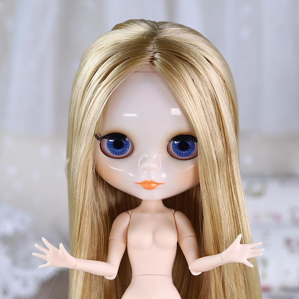 ICY Fortune Days 30cm Doll Body Only, Cute Practice Doll BJD with 4-Color Eye Changes, Wig Change, and Hand Changes (18)
