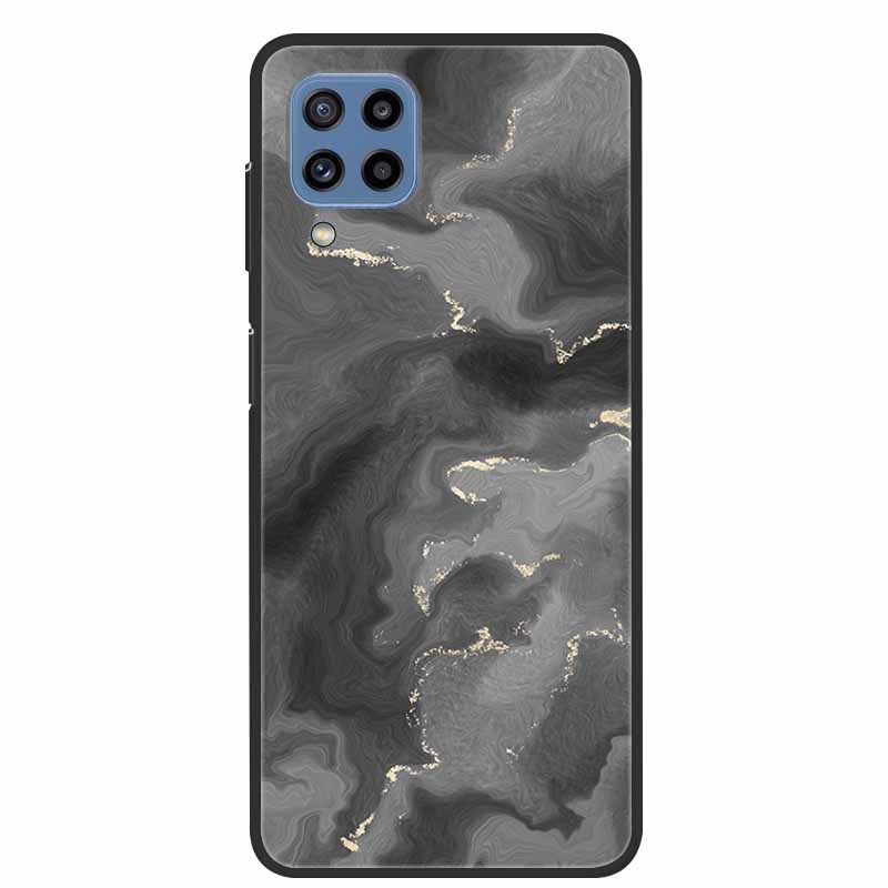 For Samsung Galaxy A12 Case Marble TPU Silicone Soft Phone CoverFor Samsung Galaxy M12 Case Samsung F12 Protector Gift New Para