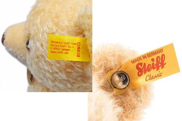 [USED] Steiff #026638 Teddy Bear Hans, Mohair, 34cm