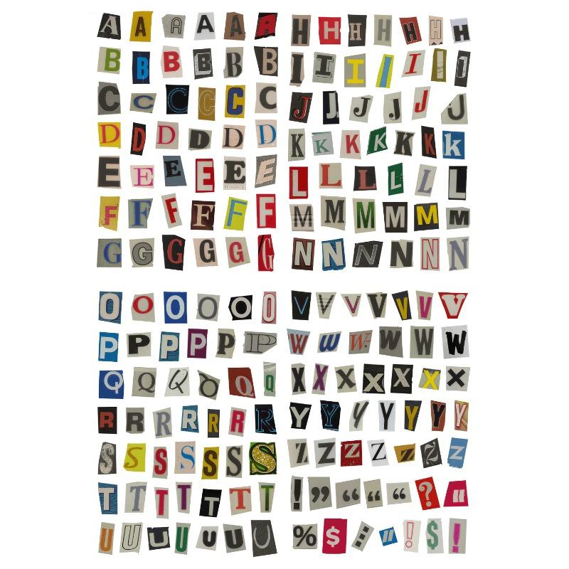 

181pcs/ 4 Sheets Vintage Stickers Scrapbook Stickers English Letter Stickers for Scrapbooking Journal Decor DIY Craft Cartoon