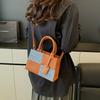New women's bags contrasting colors splicing niche design fashion trend handbag commuting shoulder messenger bag