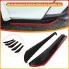 Rear Bumper Splitter Diffuser Spoiler Kit Canard Diffuser Protector Decorations Body Styling Universal Car Exterior Accessories