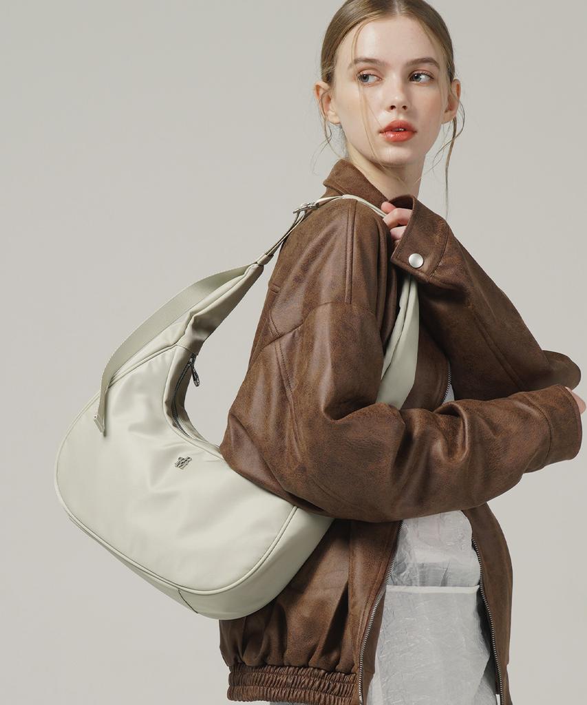 Trm Trm Recycled Nylon Airy Slime Hobo Bag T58W