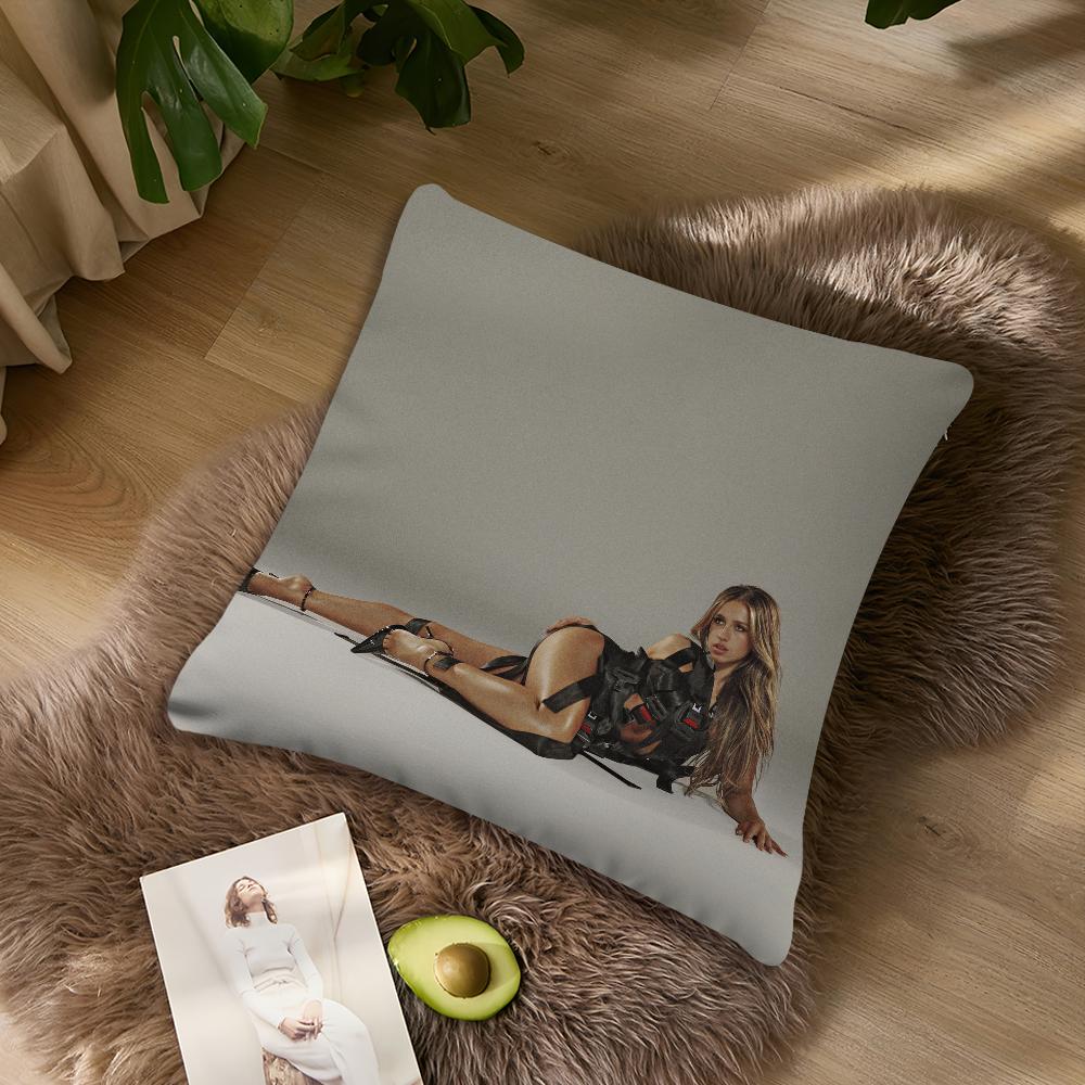 

Наволочка для подушки с изображением певицы TTate MMcRae So Close Акцент для гостиной Поддержка спины дивана Квадратная Подушка для отдыха и сна 40X40cm