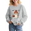 Children's Fashion Loose-fitting Casual Halloween Long-sleeved Printed Round Neck Sweatshirt