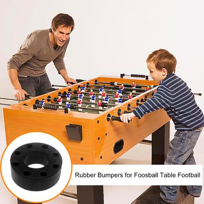 8 Pcs Foosball Accessories Table Football Bumper Accessory Component Machine Rubber Bumpers for Replacement Repairing Part