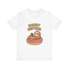 Donut Disturb Sloth T Shirt Relaxing For Lazy Days Lovers Vintage Graphic Streetwear Top For Everyday Wear Stretched